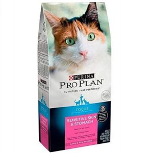 Purina pro plan focus sensitive skin & stomach adult dry cat food